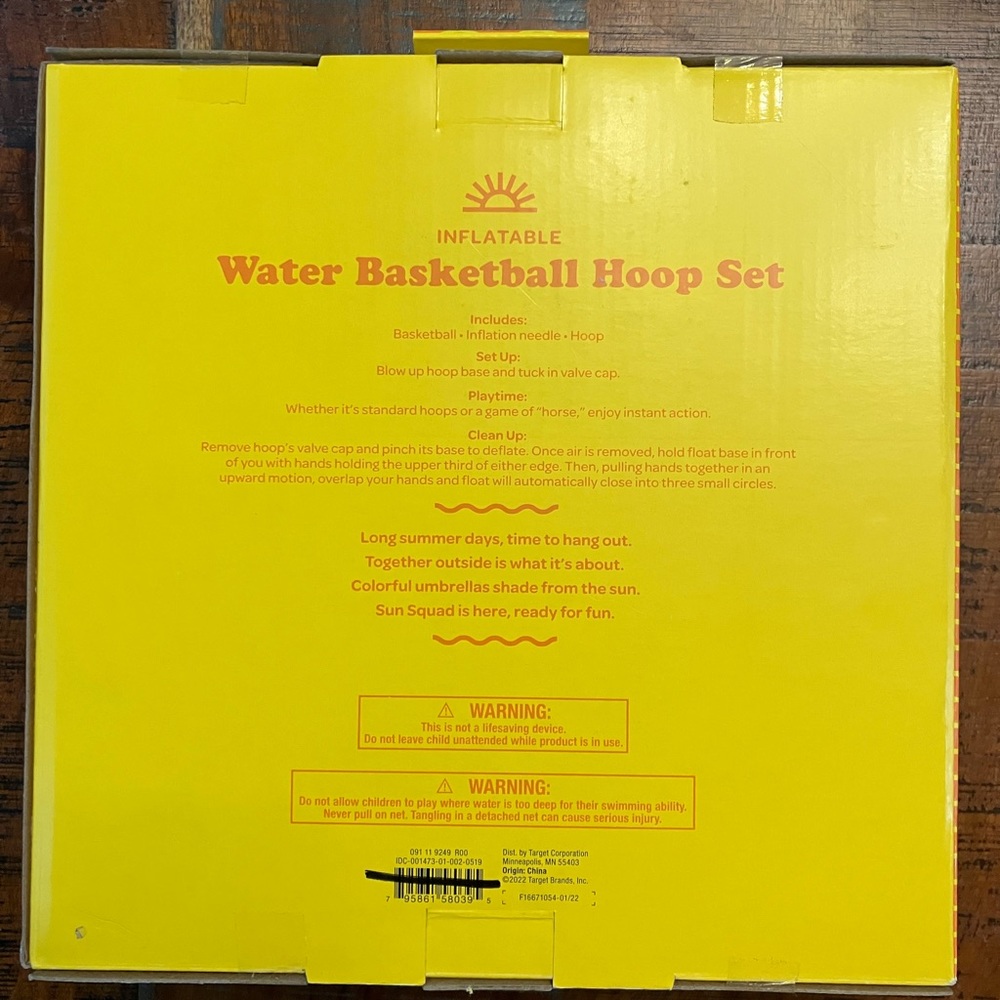 Inflatable Water Basketball Pool Game - Picture 5 of 6